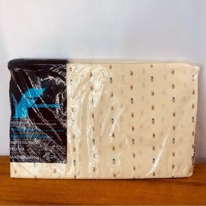 New NIP Vintage Fieldcrest Perfection Percale Twin Size Fitted Sheet Sm Floral